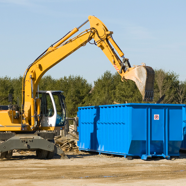 what size residential dumpster rentals are available in St Joseph IL